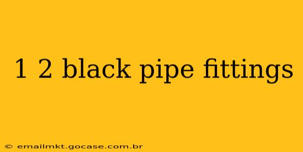 1 2 black pipe fittings