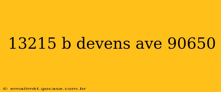 13215 b devens ave 90650