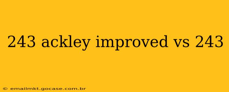 243 ackley improved vs 243