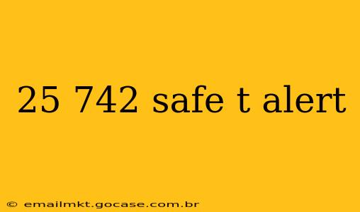 25 742 safe t alert