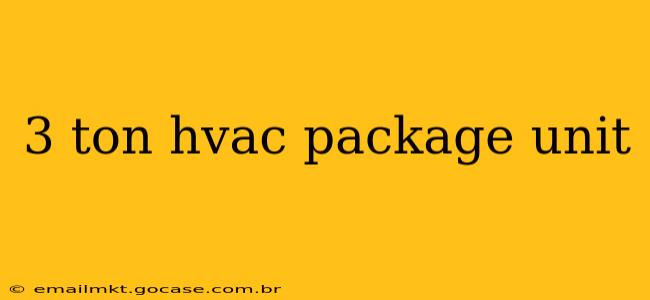 3 ton hvac package unit