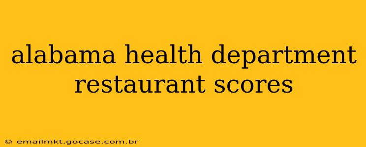 alabama health department restaurant scores