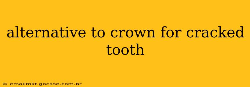 alternative to crown for cracked tooth