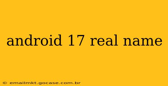 android 17 real name