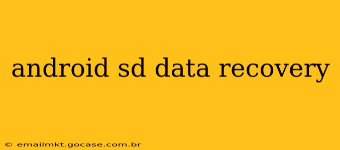 android sd data recovery