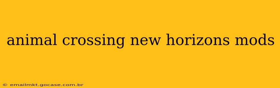 animal crossing new horizons mods