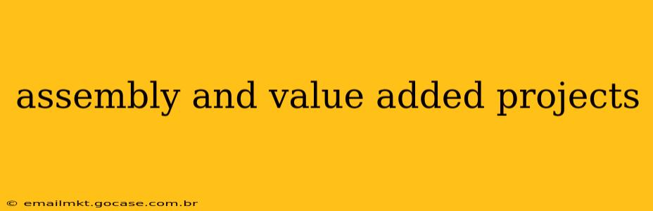 assembly and value added projects