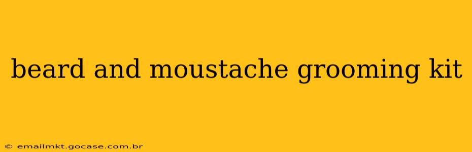 beard and moustache grooming kit