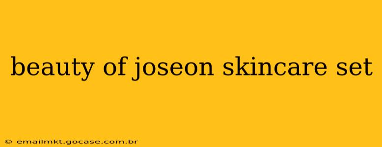 beauty of joseon skincare set