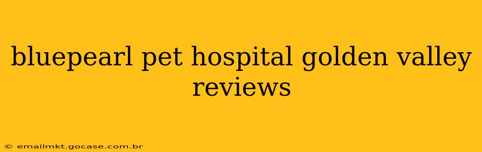 bluepearl pet hospital golden valley reviews