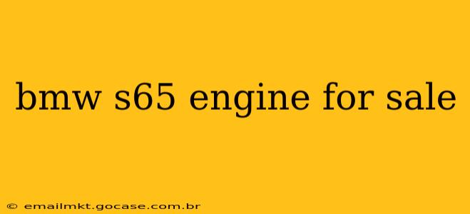 bmw s65 engine for sale