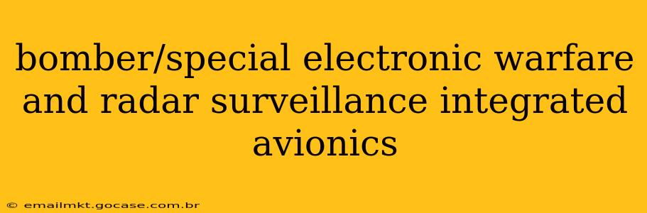 bomber/special electronic warfare and radar surveillance integrated avionics