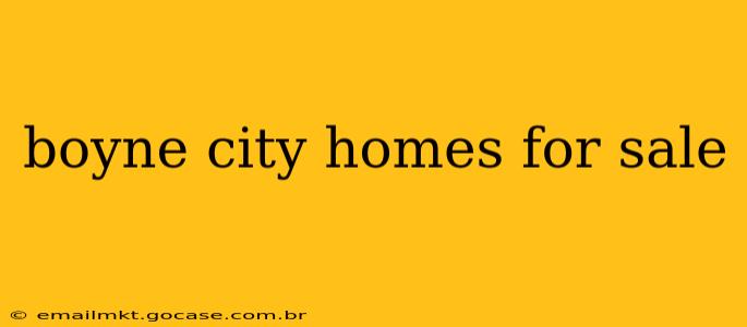 boyne city homes for sale