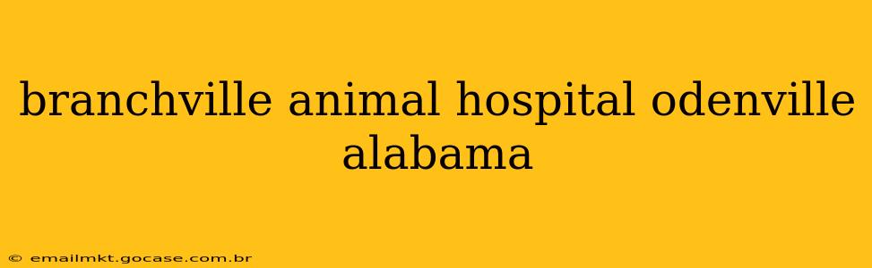 branchville animal hospital odenville alabama