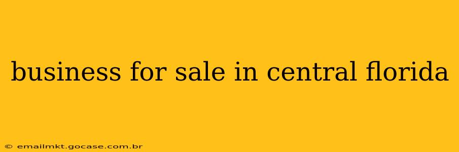 business for sale in central florida