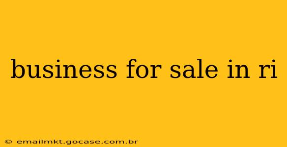 business for sale in ri