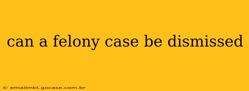 can a felony case be dismissed