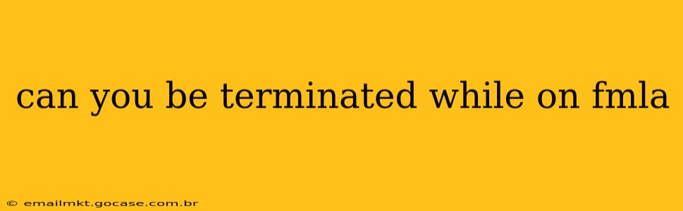 can you be terminated while on fmla