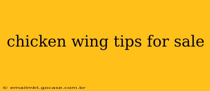 chicken wing tips for sale