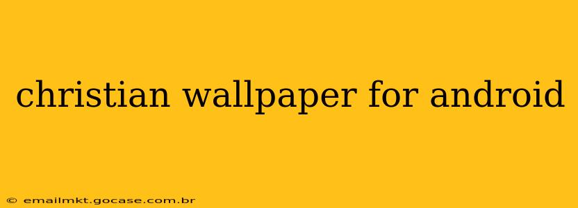 christian wallpaper for android