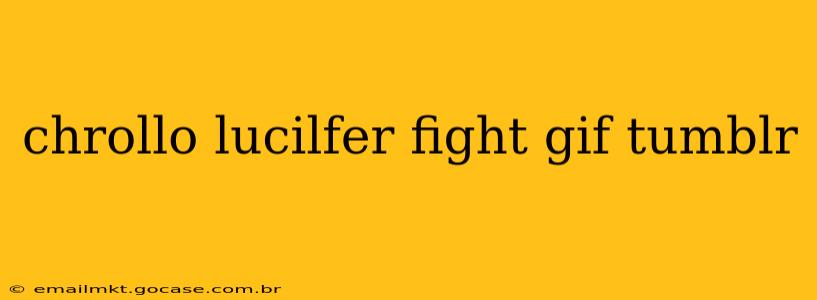 chrollo lucilfer fight gif tumblr