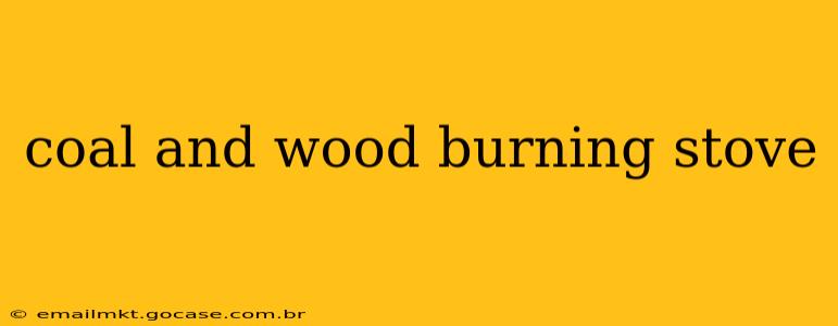 coal and wood burning stove