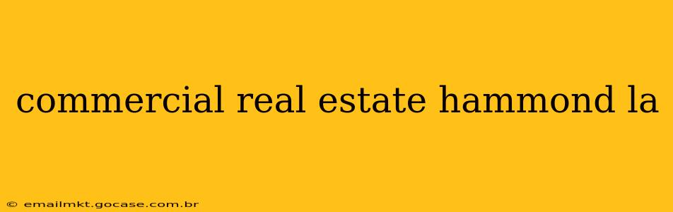 commercial real estate hammond la