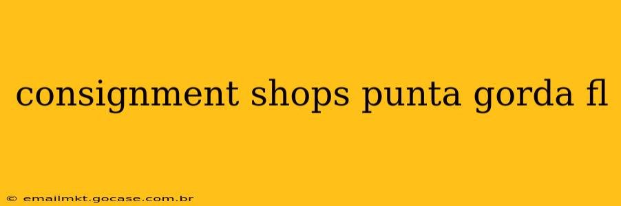 consignment shops punta gorda fl