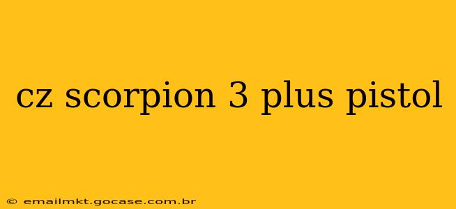 cz scorpion 3 plus pistol