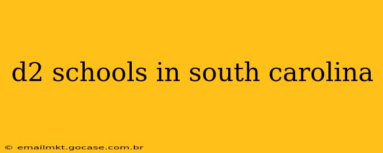 d2 schools in south carolina
