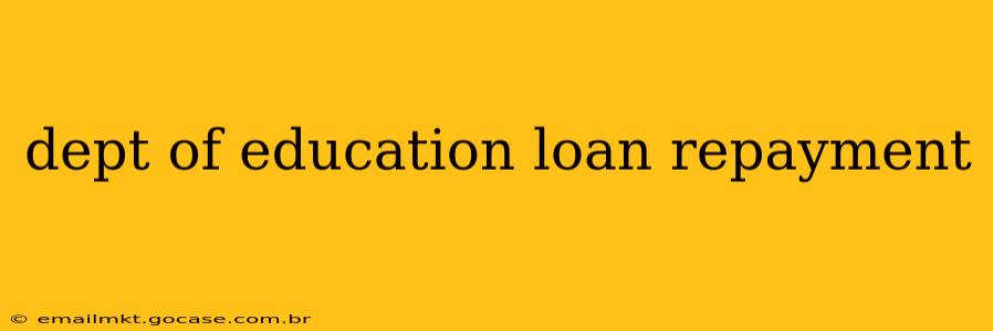 dept of education loan repayment