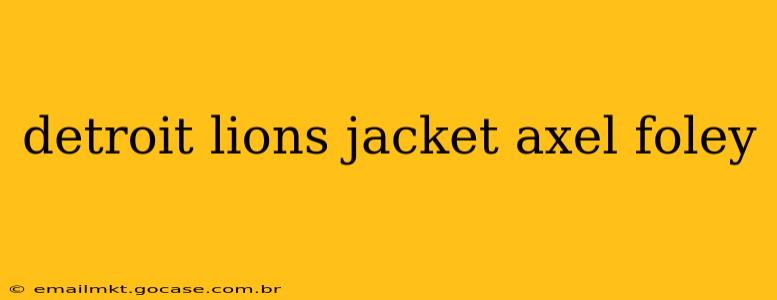 detroit lions jacket axel foley