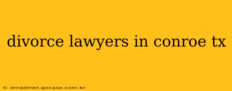 divorce lawyers in conroe tx