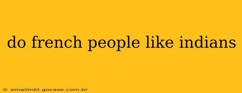 do french people like indians