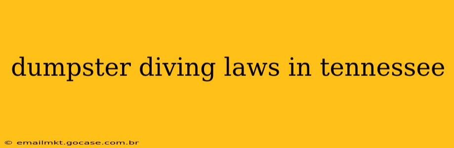 dumpster diving laws in tennessee