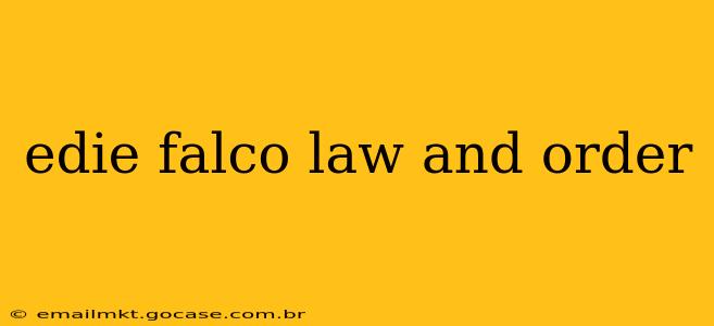 edie falco law and order