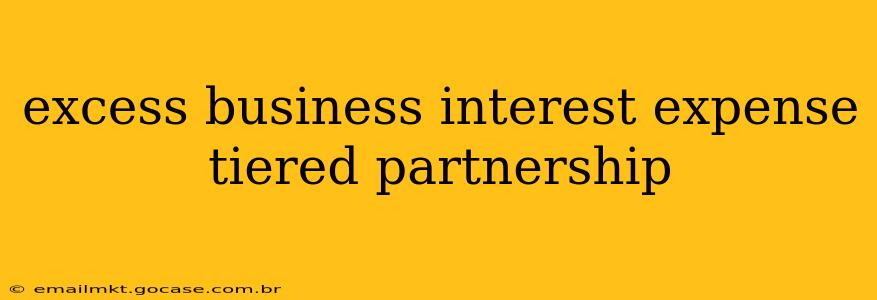 excess business interest expense tiered partnership