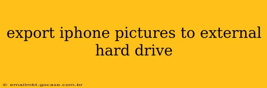 export iphone pictures to external hard drive