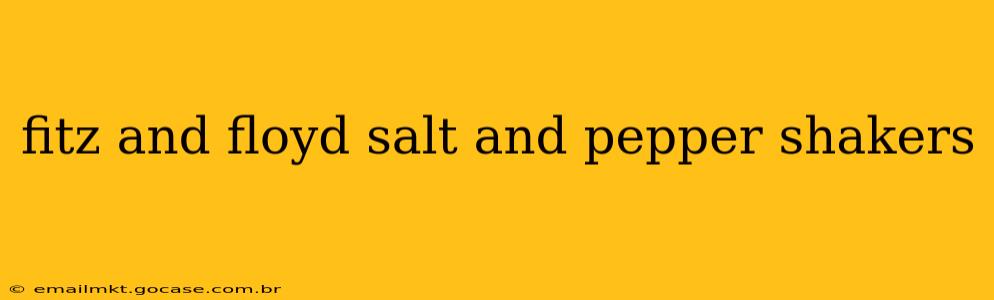 fitz and floyd salt and pepper shakers