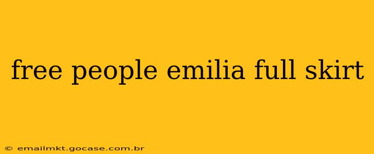 free people emilia full skirt