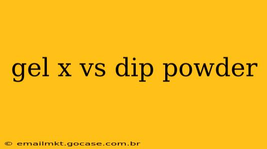 gel x vs dip powder