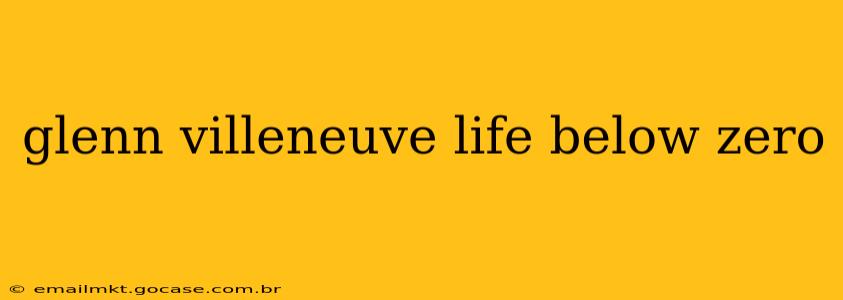 glenn villeneuve life below zero