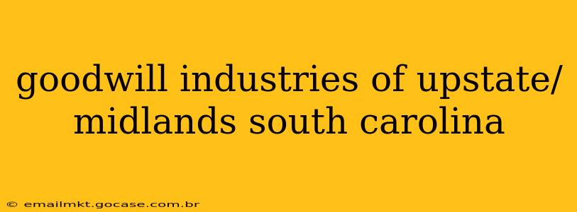 goodwill industries of upstate/midlands south carolina