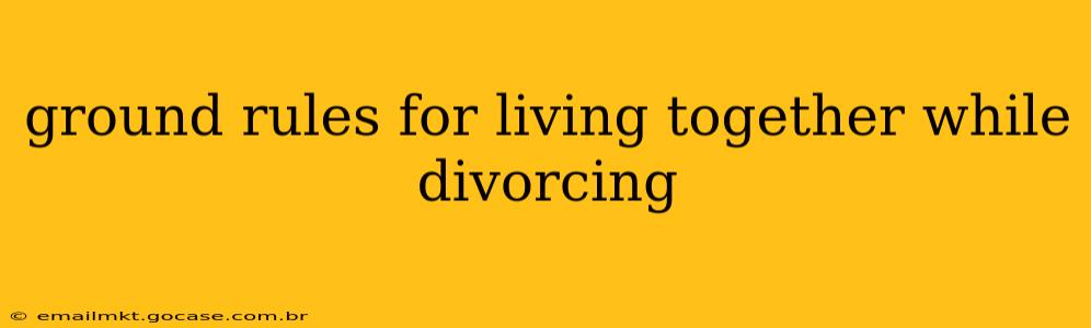 ground rules for living together while divorcing