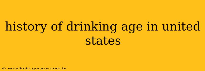 history of drinking age in united states