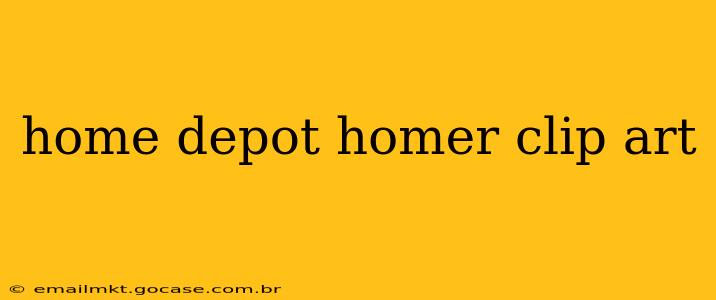 home depot homer clip art