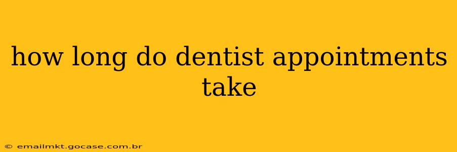 how long do dentist appointments take