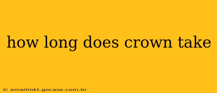 how long does crown take