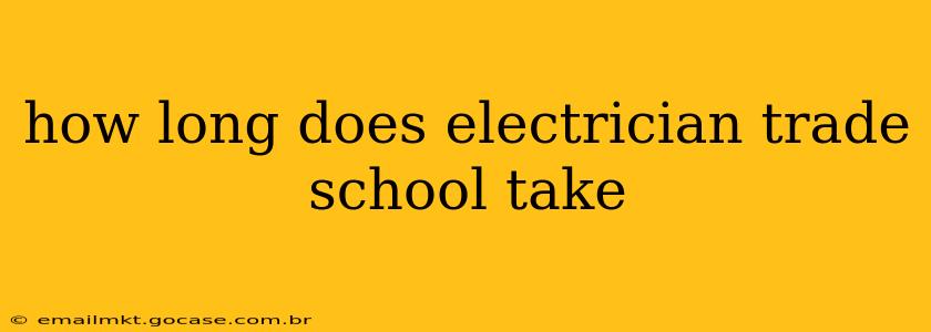 how long does electrician trade school take