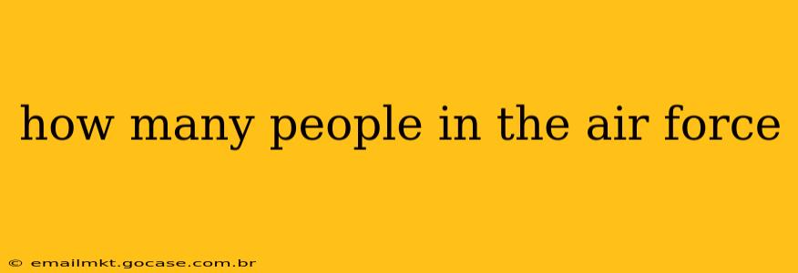 how many people in the air force